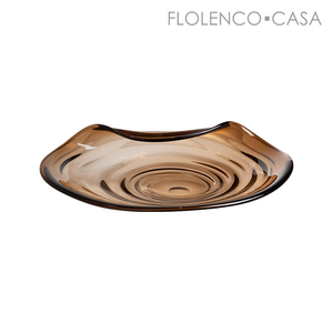 Rolled large plate-brown