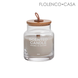 Thick glass wax white